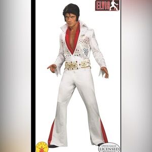 HALLOWEEN COSTUME LE KING OF VEGAS Elvis Jumpsuit Costume Size XL (42) NWT